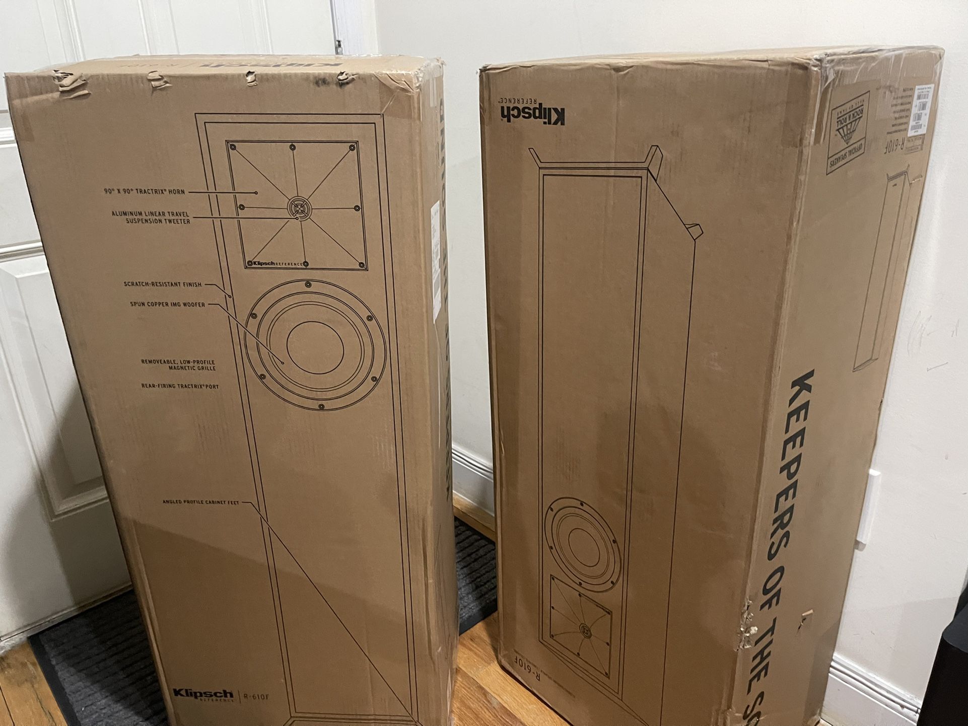 Klipsch Floor Tower Speaker Pair Sealed New
