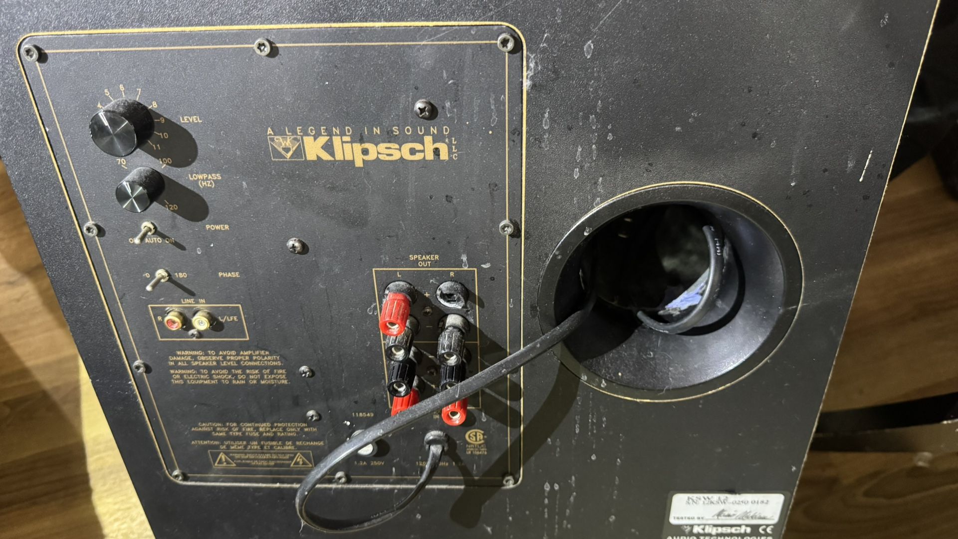Klipsch 12” Subwoofer