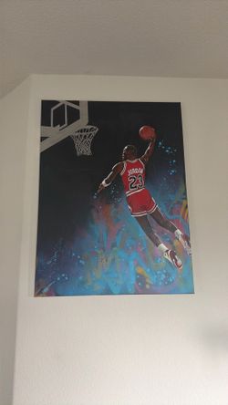 Retro Micheal Jordan Painting ( rare )