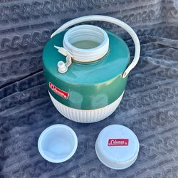 Coleman Vintage Green 1 Gallon Jug Cooler with Spout, Lid and Cup