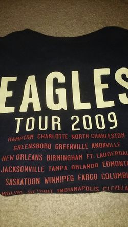 The Eagles 2009 Concert Tour Shirt