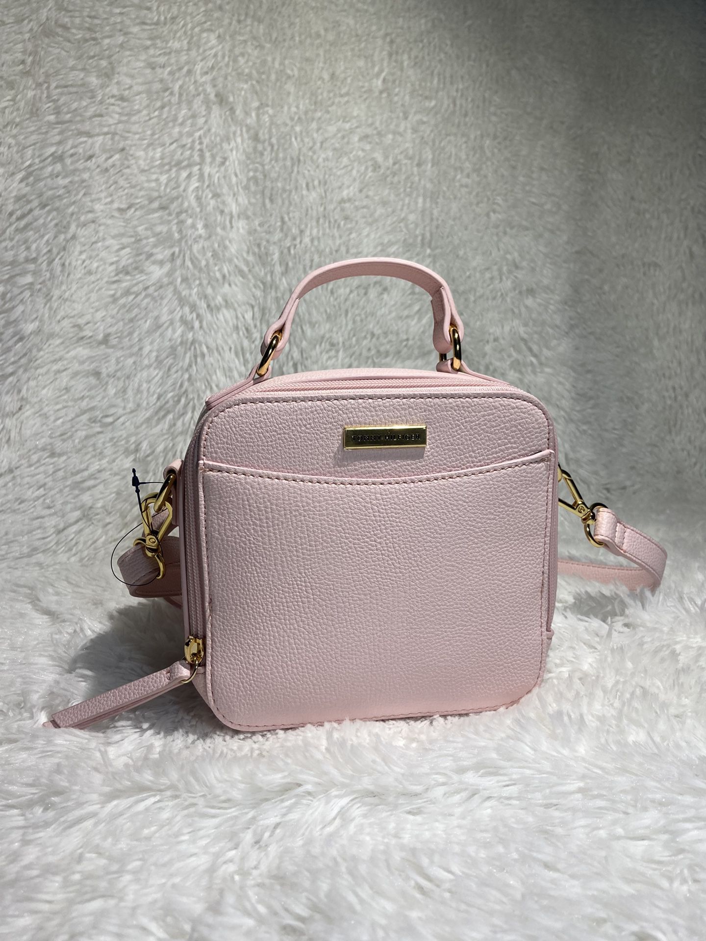 Tommy Hilfiger Pink Across Body Lunch Box Bag