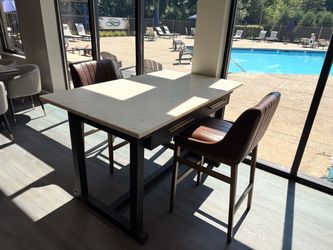 High top table with 2 chairs