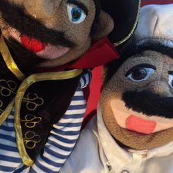 Puppets Chef And Pirate 