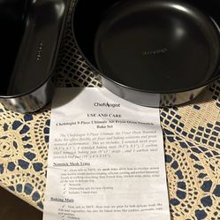 Brand New Sét Of Cookware Chefologist. Diameter Of Round 9 In,D3 In, Oval ( L10 In W4 In D3 In