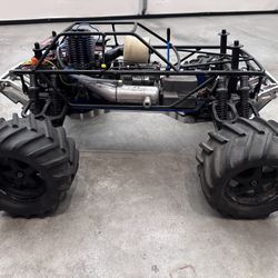 Traxxas 5x4 3.3 Motor Nitro Monster Rc Truck 1/10 Scale 