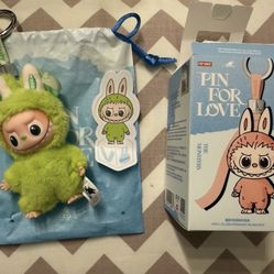 Pin For Love - Letter “V” Labubu Pendant