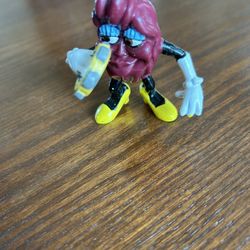 Vintage 1988 CALRAB California Raisin Tambourine Lady 3“ Figure