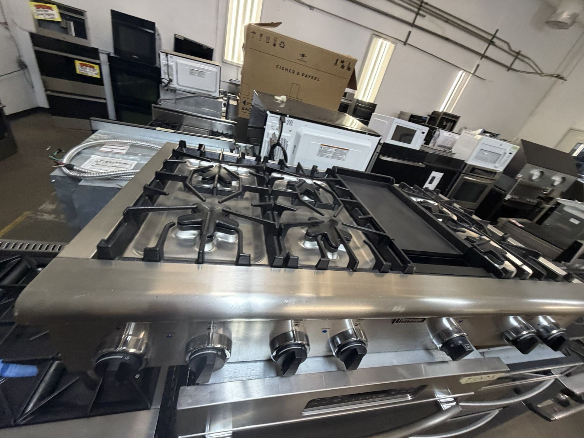48” Thermador Gas Range Top Stainless Steel 
