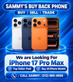 Iphone 17 Pro Max (>Buyer<) 📱💰 CASH>FOR>PHONES>💰📱