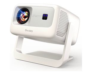 Next-gen 4500-Bright/Official Apps Downloads/65W Dolby Audio/4K Support]Outdoor Projector with WiFi and Bluetooth, Auto Focus, All-in-One Streaming Ap