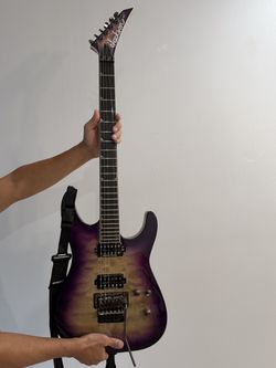 2018 Jackson Pro Soloist SL2Q MAH Purple Phaze – Duncans, Floyd, D-Tuna, Hard Case