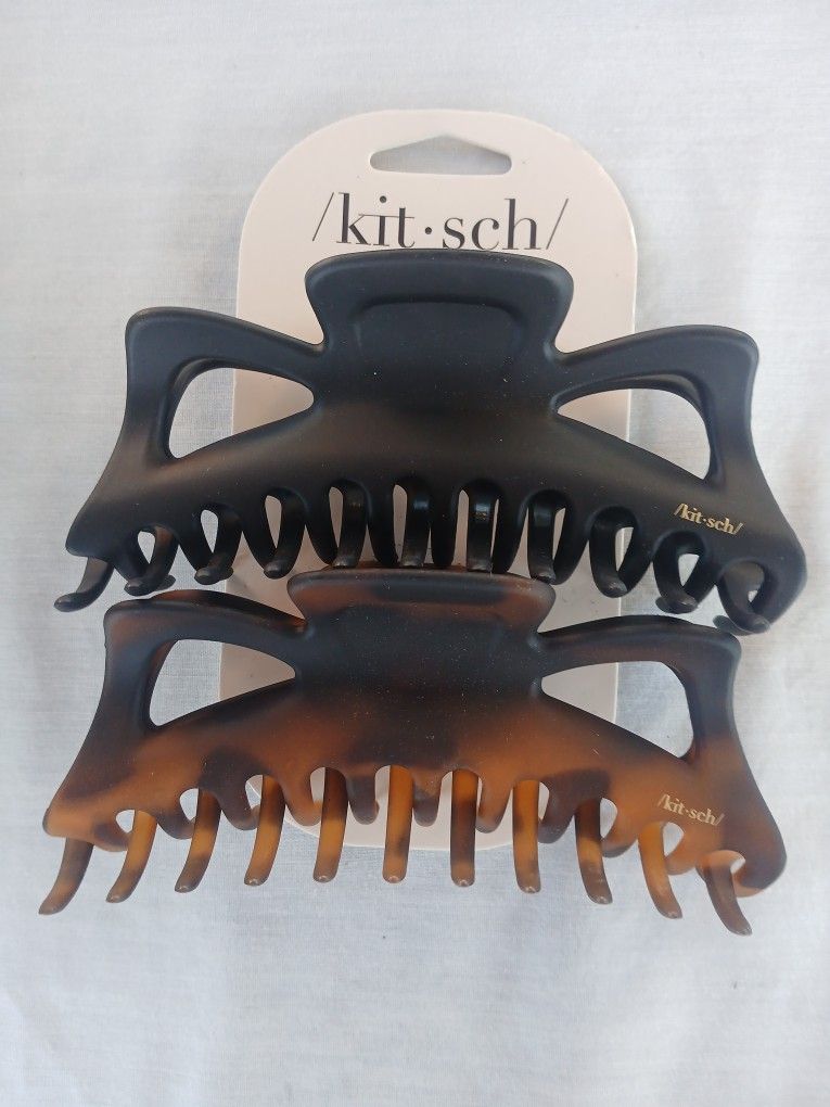 New 2 Big Hair Clips Both For $3