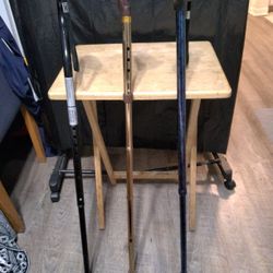 3 Walking Canes. 5 Dollars Each. 