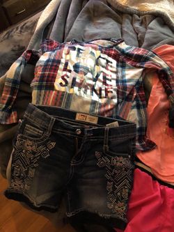 Bag full of size 7/8 kids clothes