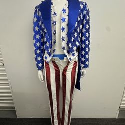 Patriotic 3 Piece Costume (TV Used )