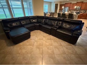 7-Piece Brown Sectional