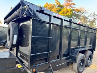💪🏻Brand New 14ft Long Hydraulic Dump Trailer FULLY LOADED delivered to your door 🚚