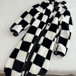Checkered coat