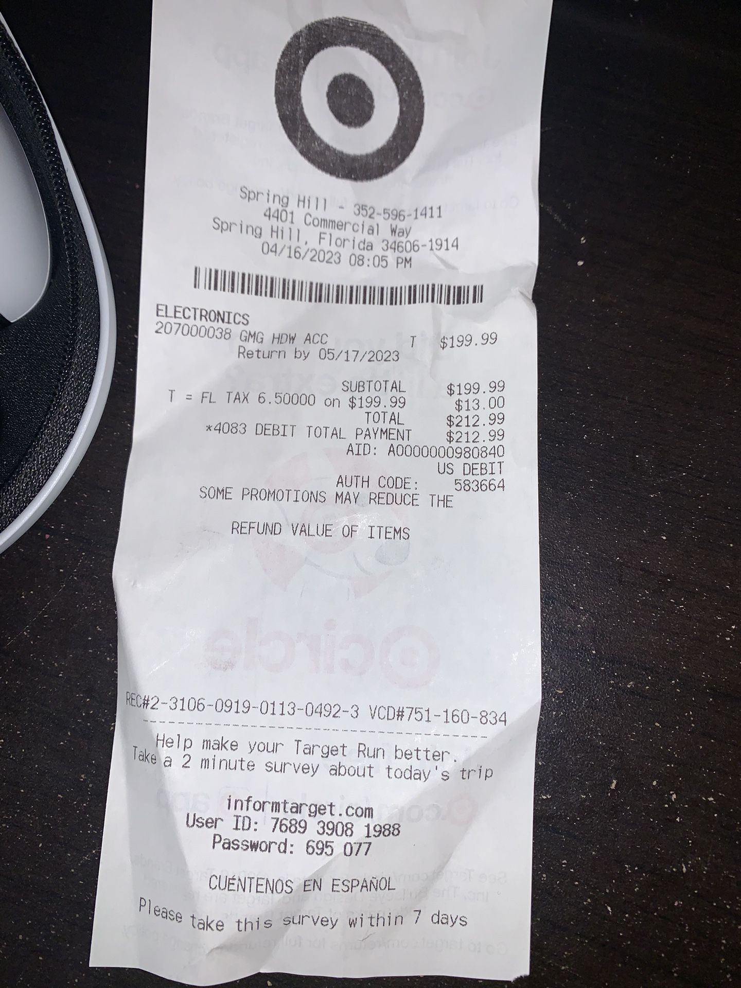 PlayStation 5 With Extra Control And 2 Games With Target Receipt for Sale  in Cypress, CA - OfferUp