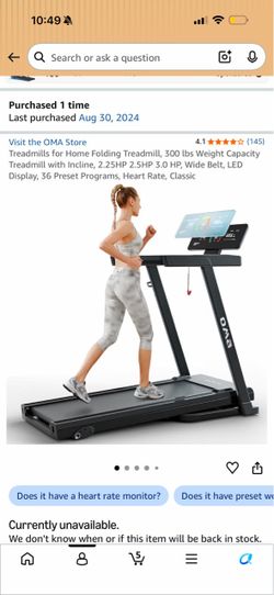 OMA Folding Treadmill for Home