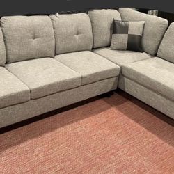 Sectional Couch And Ottoman
