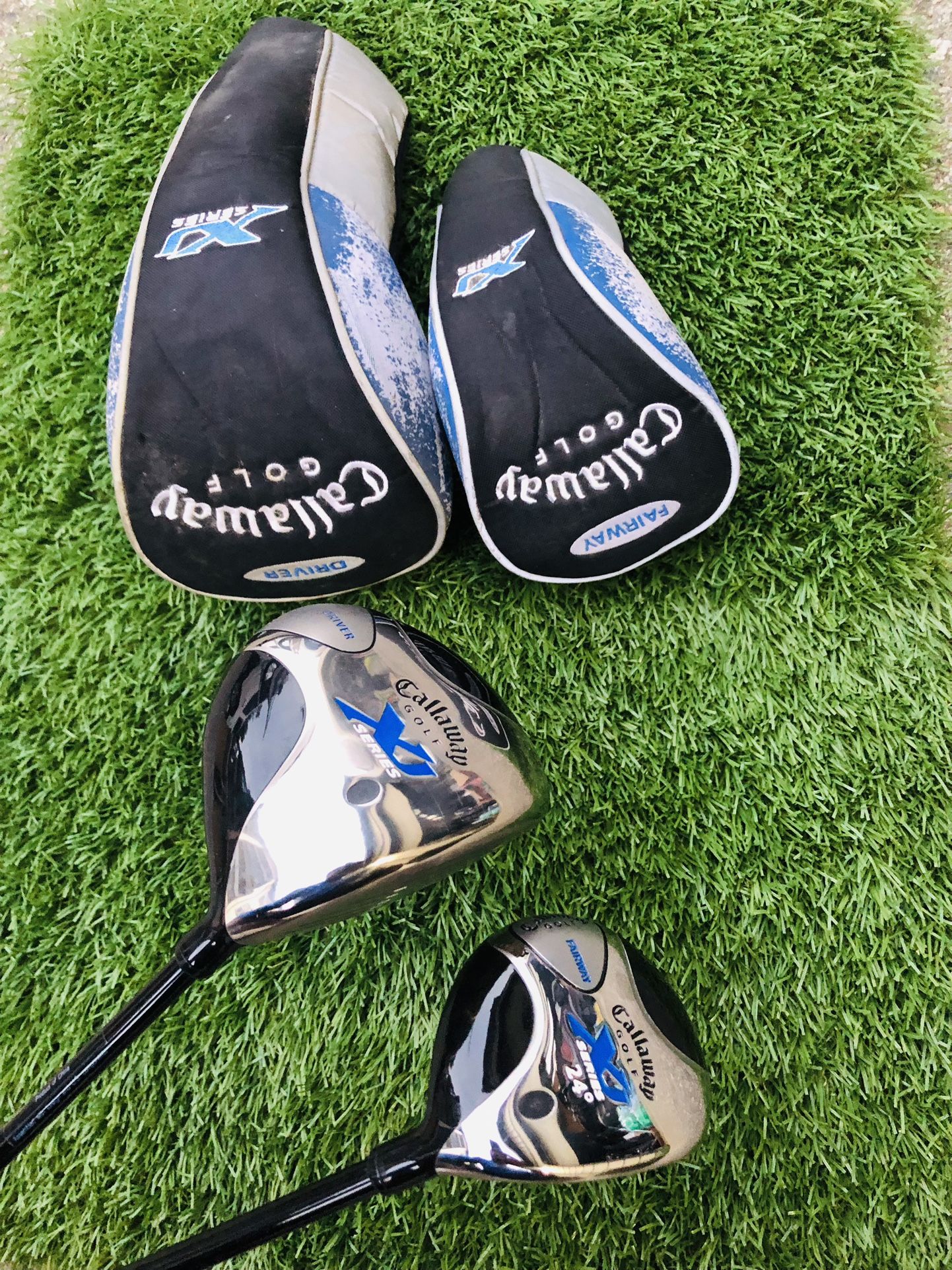 Callaway XJ Series Youth Driver & Fairway wood with Ultralight Graphite Shaft 53-60" Tall