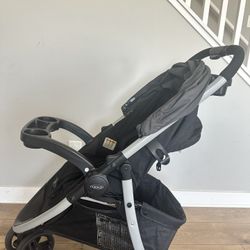 Black Graco stroller 