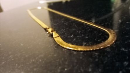 14 K Harringnone Necklace uSed In Perfect Condition In Original Box  