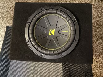 10” 2ohm DVC ( wired in series now:4 ohm)kicker  woofer.