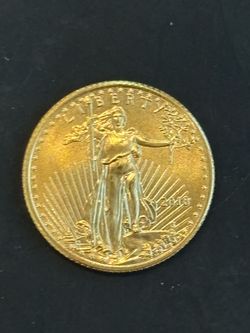 $5 Gold American Eagle Coin – 1/10 oz – 2016 – .916 Gold