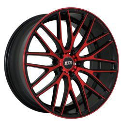 Str615BLACK RED SIZE 20X9 Y 20X10 ESTAG6ER OFFSET 30 Y 35 C.B.73.1 5x20 5x114.3