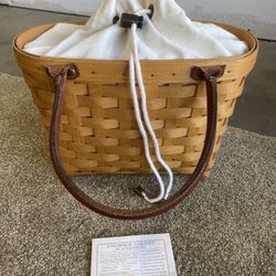 Longaberger Medium Good Ol Summertime Boardwalk Basket