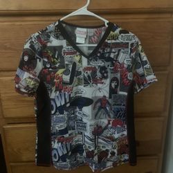 Spider-Man Top Scrub