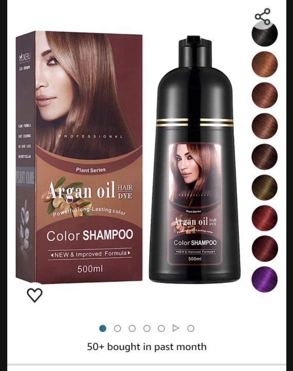 Molera Color Shampoo (natural Black)