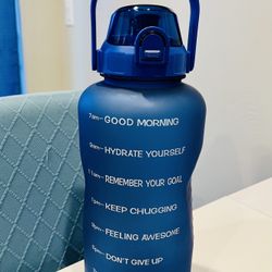 Motivational Water Bottle 128 oz