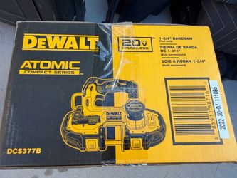 DEWALT - ATOMIC 20V MAX Cordless Brushless Compact 1-3/4 in. Bandsaw (Tool Only) DEWALT - ATOMIC 20V MAX Cordless Brushless Compact 1-3/4 in. Bandsaw 