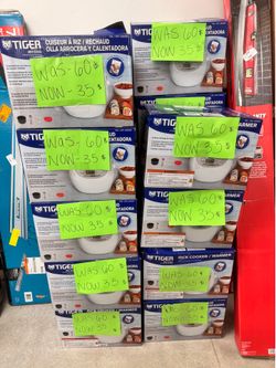 Tiger rice cookers for sale now