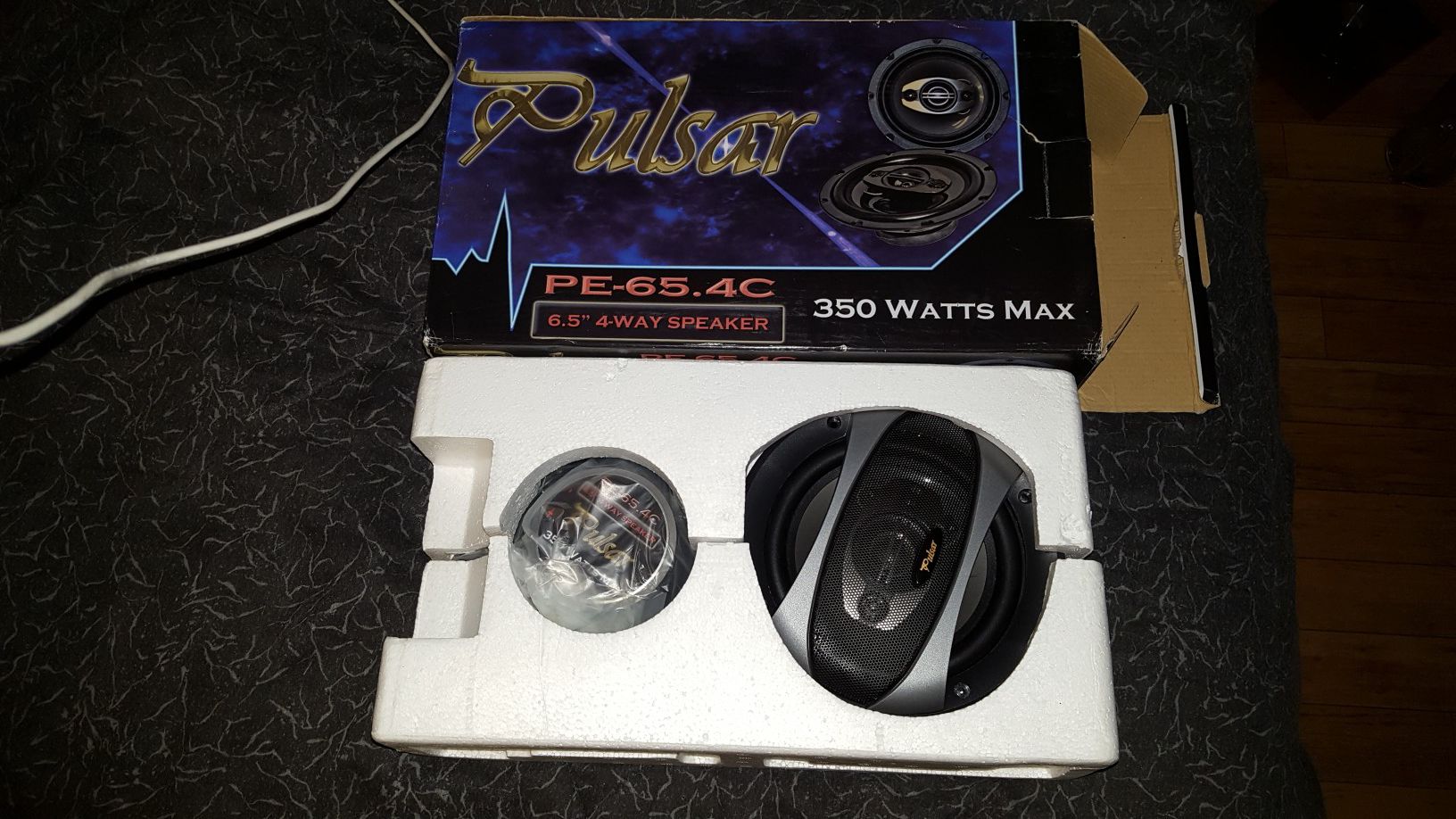 Pulsar Electronics PE65.4 6.5" Car Door Speakers Coaxial 4 Way