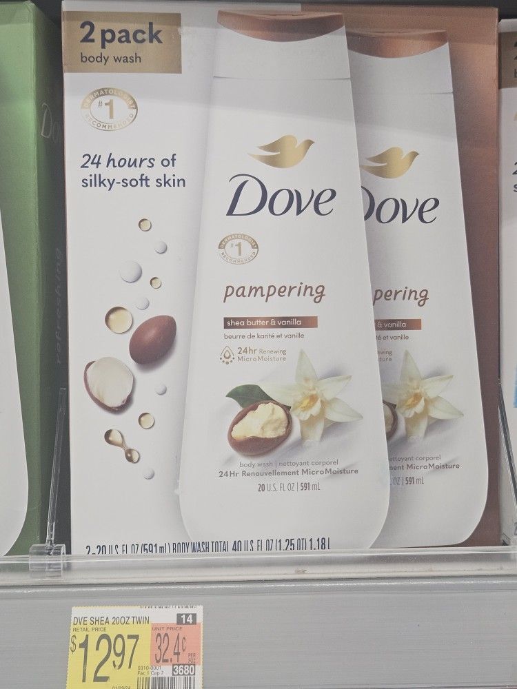 2 DOVE 23oz Brand New