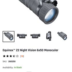 Bushnell Equinox™ Z2 Night Vision 6x50 Monocular