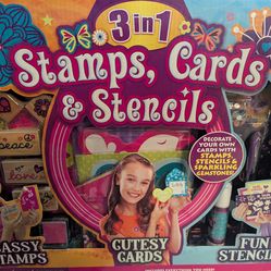 Stamp cards and stencils