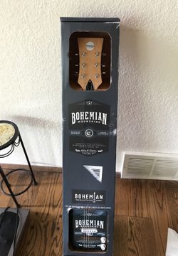Oil Can Guitar with box - Bohemian Distilleries