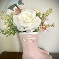 Ceramic Floral Rain boots