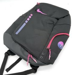 Brand New :Nike Elite Pro Basketball Backpack Sports Gym 'Black Colorful Airbag'