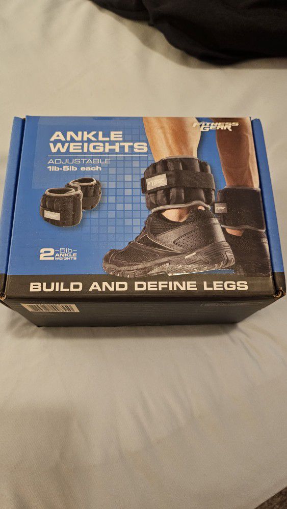 Adjustable Ankle Weights 2-10lb Adjustable 