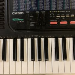 CASIO 465 Sound Tone Bank CT-638