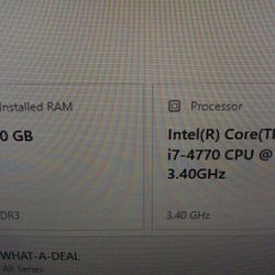 COMPLETE GAMING SETUP WITH GAMES INTEL i7 4770 AMD RX 5500 XT 8 GB 