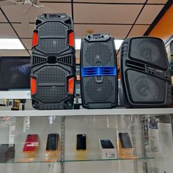 Speakers For Sale! Bluetooth, USB,Aux, 