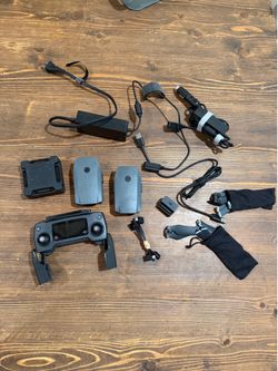 DJI Mavic Pro Accessories Bundle Controller Batteries Charger Parts Lot